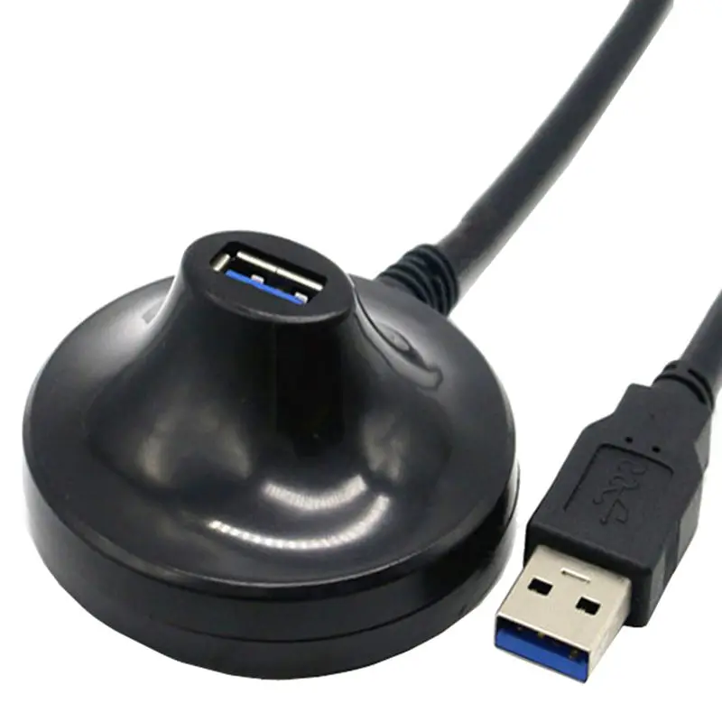1m 1.5m 5Gbps USB 3.0 Male to Female with Base Data Extension Cable, USB Extension Cable with Base, USB 3.0 Extension Data Cable