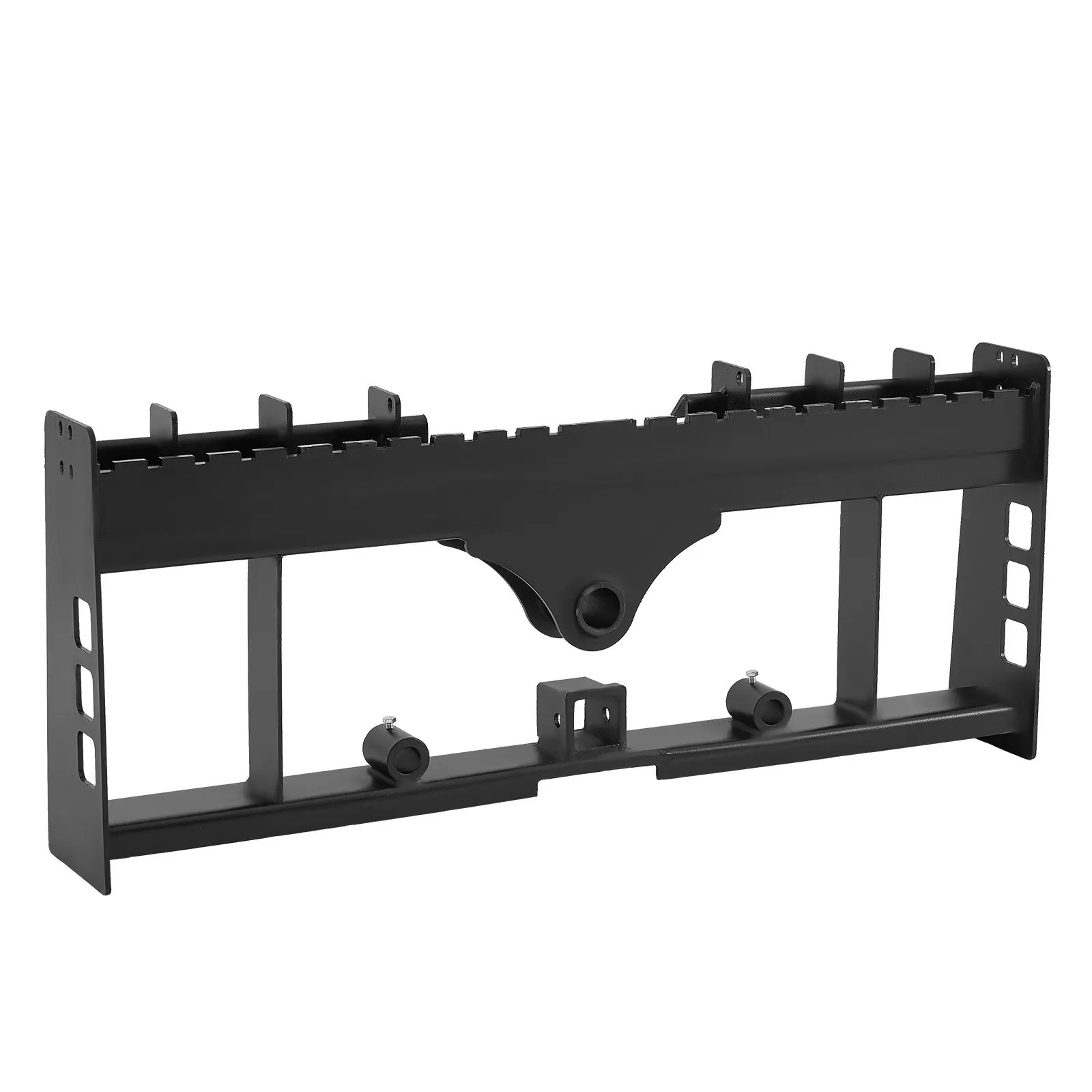 

Skid Steer Pallet Frame, 4000 lbs Rated Load Capacity, 45-inch Pallet Fork Frame Attachments with 2-inch Hitch Receiver & Spe