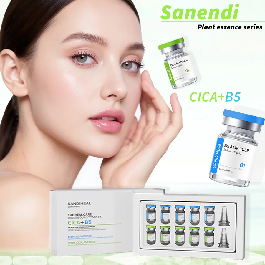Sanendi Facial Hydrating Essence Set CICA Plant Essence Vitamin B5 Lifting AA Skin Firming Essence Korean Care Series
