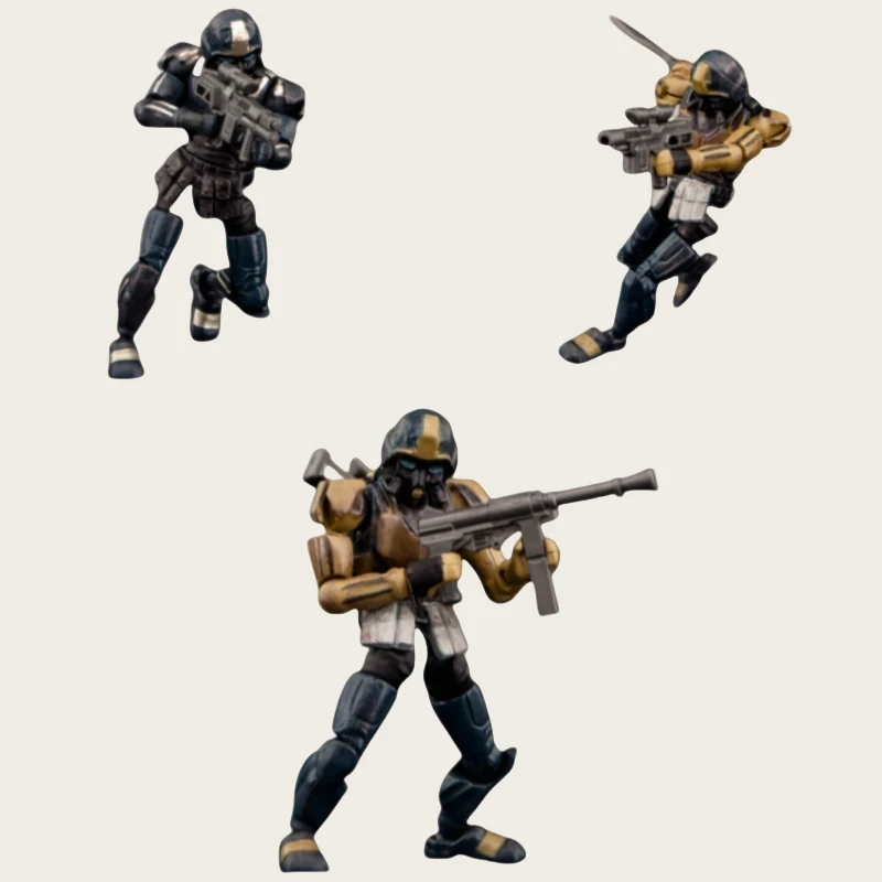

Original Genuine Acid Rain War Inferno Troopers Set 2.5 Inch Movable Figures Handmade Toys Brand New Boxed Set Kids Gift