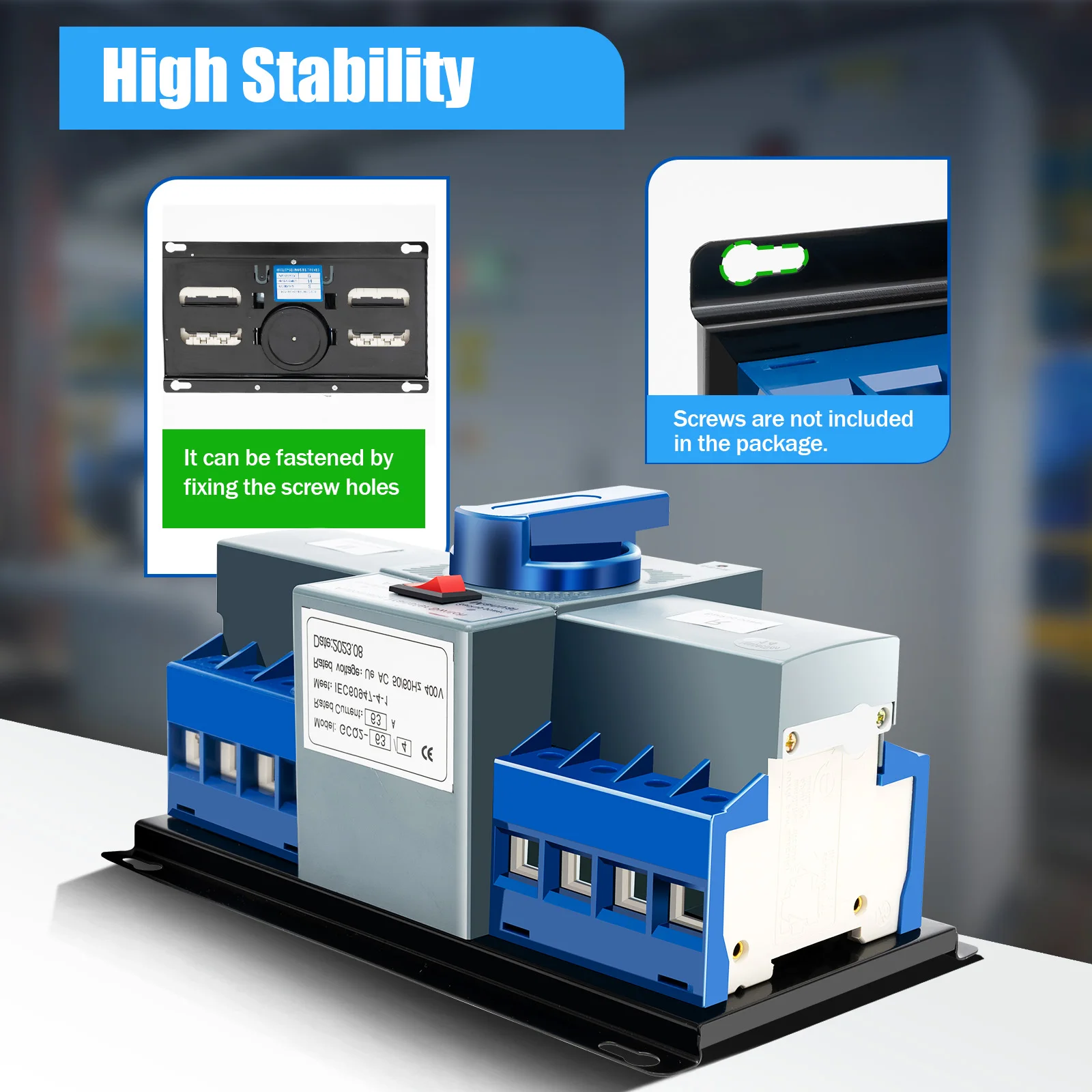4P 63A 220V doppio alimentatore commutazione automatica Transfer PRO interruttore interruttore interruttore di corrente di emergenza per generatore