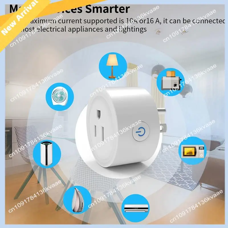 

M01K Zigbee Smart Voice Control 16A с функцией мониторинга мощности и синхронизации для Alexa Google, вилка стандарта США