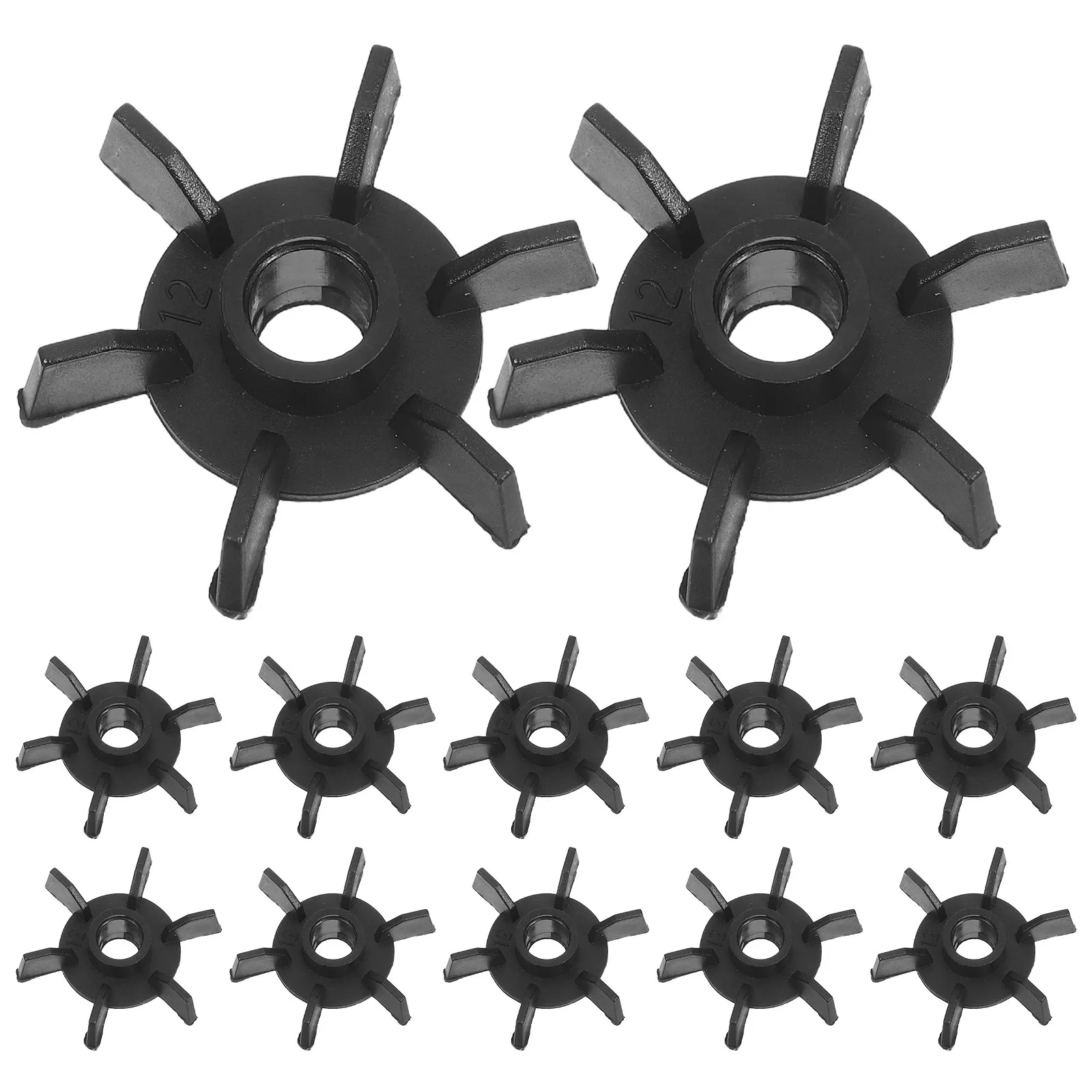 

100Pcs Heavy Duty Motor Condenser Fan Blade Plastic Universal Fit for Electric Motor Fan Replacement Efficient Cooling Quiet