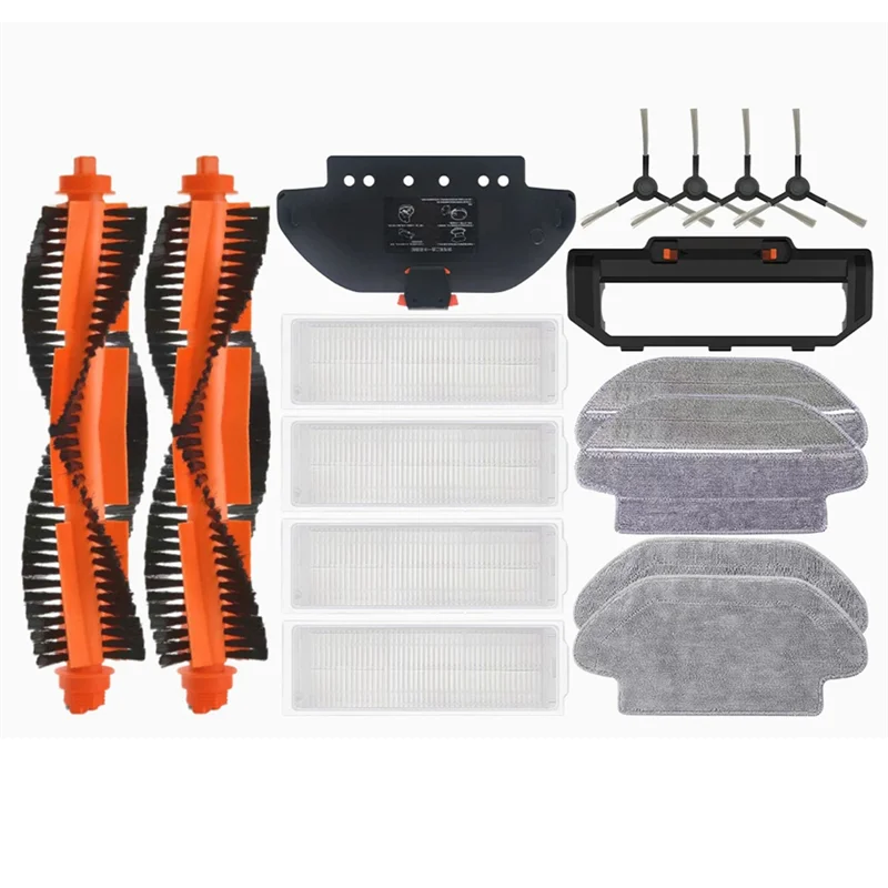 ABZA-Accessori Per Xiaomi Mi Robot Vacuum-Mop Pro STYTJ02YM-Spazzola Laterale Principale Filtro Hepa Per Viomi V2 V3 SE Conga 3490 3690