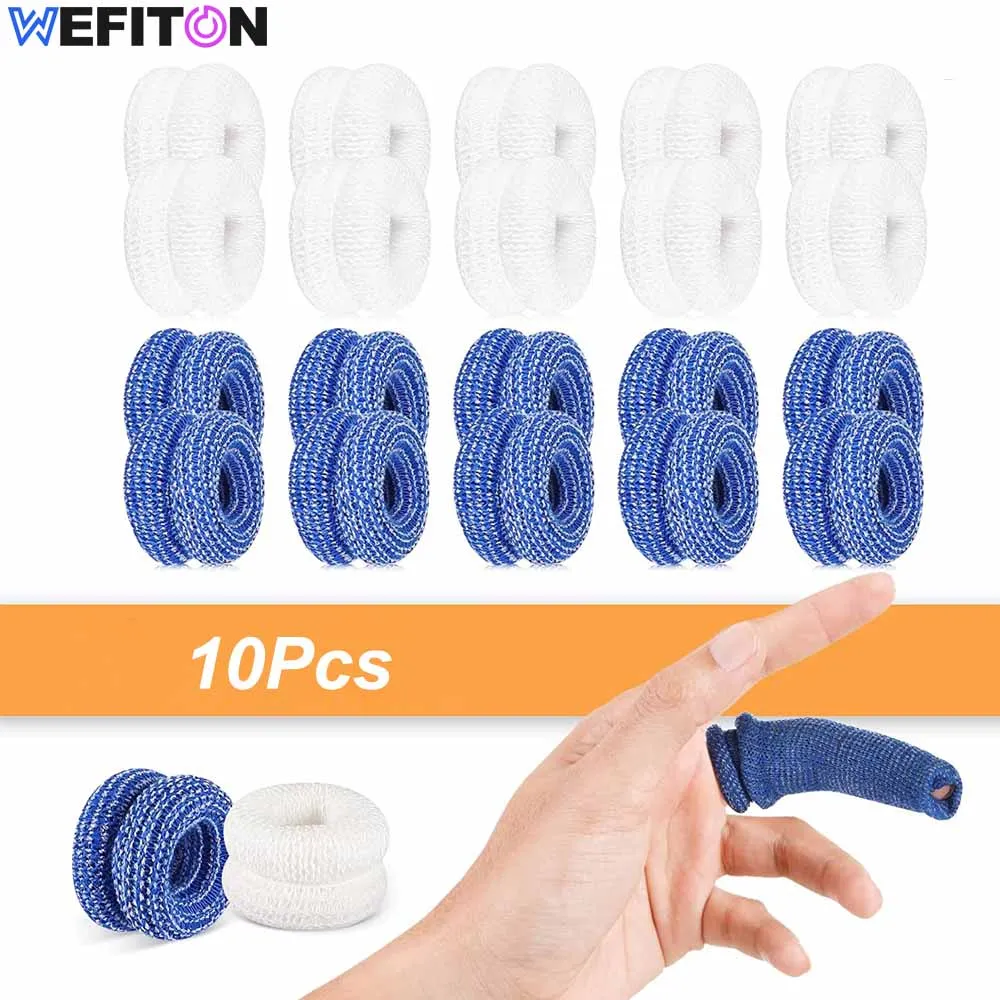 10Pcs Finger Support Bandage Rolls - Tubular Compression Wrap for Sprains, Swelling & Injury Recovery