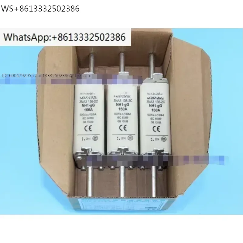3PCS/1Box 3NA3136-2C 3NA31362C NH1-gG 160A 500V