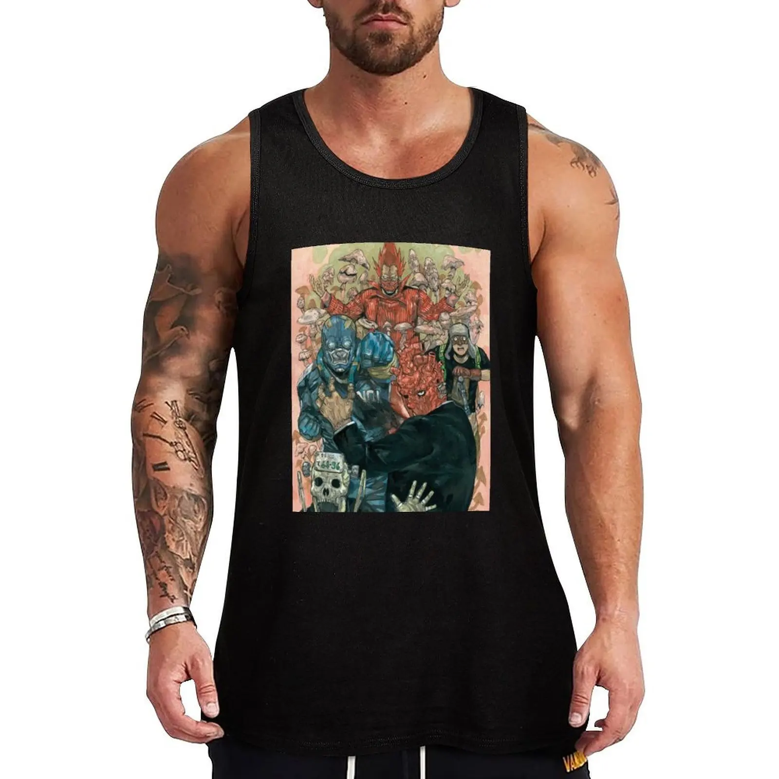 dorohedoro Tank Top Casual Sleeveless Tank Top Loose Fit Daily Wear