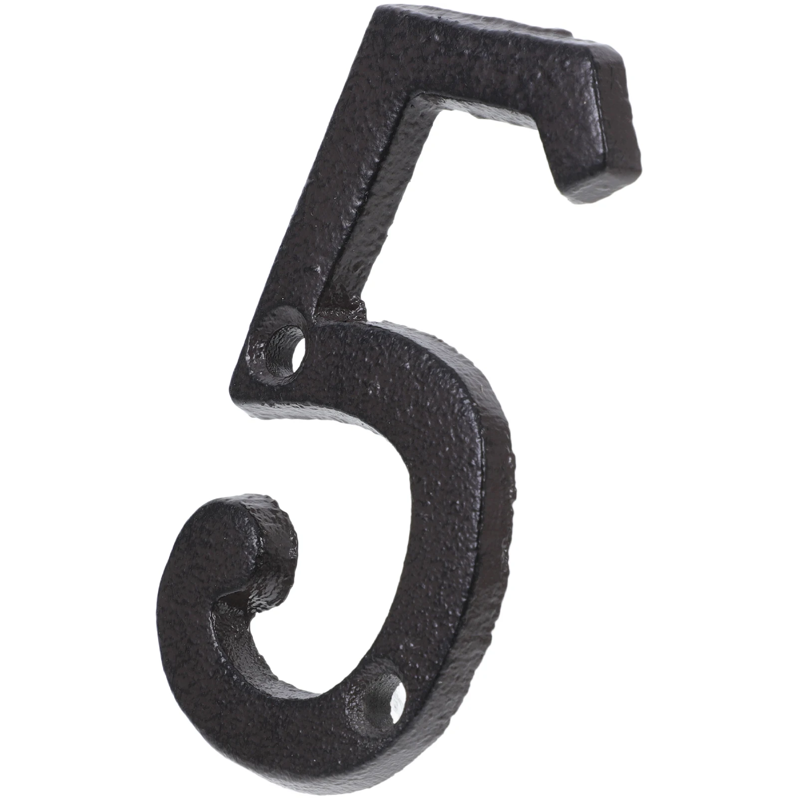 

Cast Iron House Numbers Metal Address Mailbox Post Durable Waterproof Electroplating Screw Flat Surface Longevity Versatile