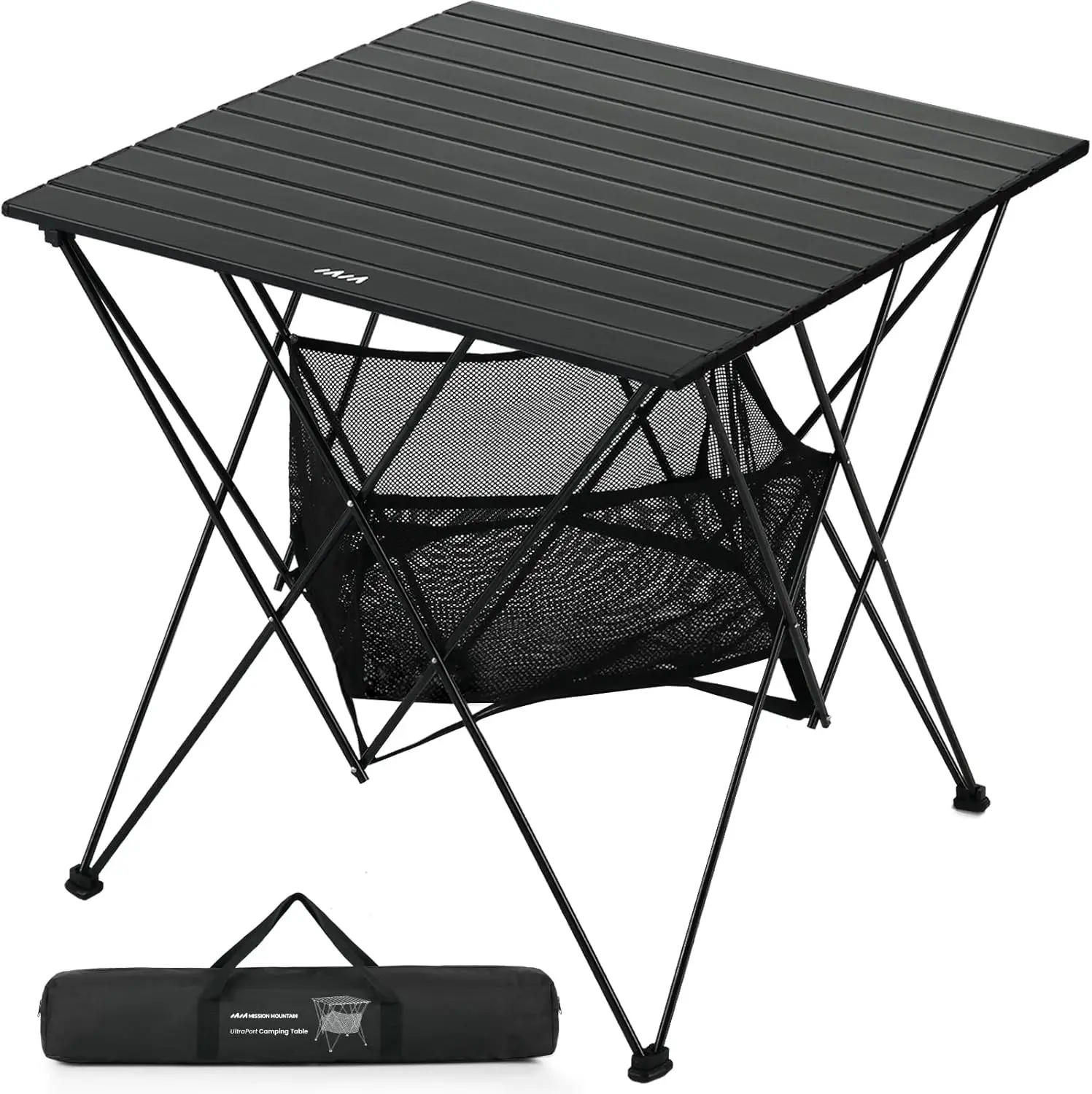 

Camp Table, Outdoor Fold up Lightweight Camping , Portable Camping , Aluminum Rollup Camping , with Lar