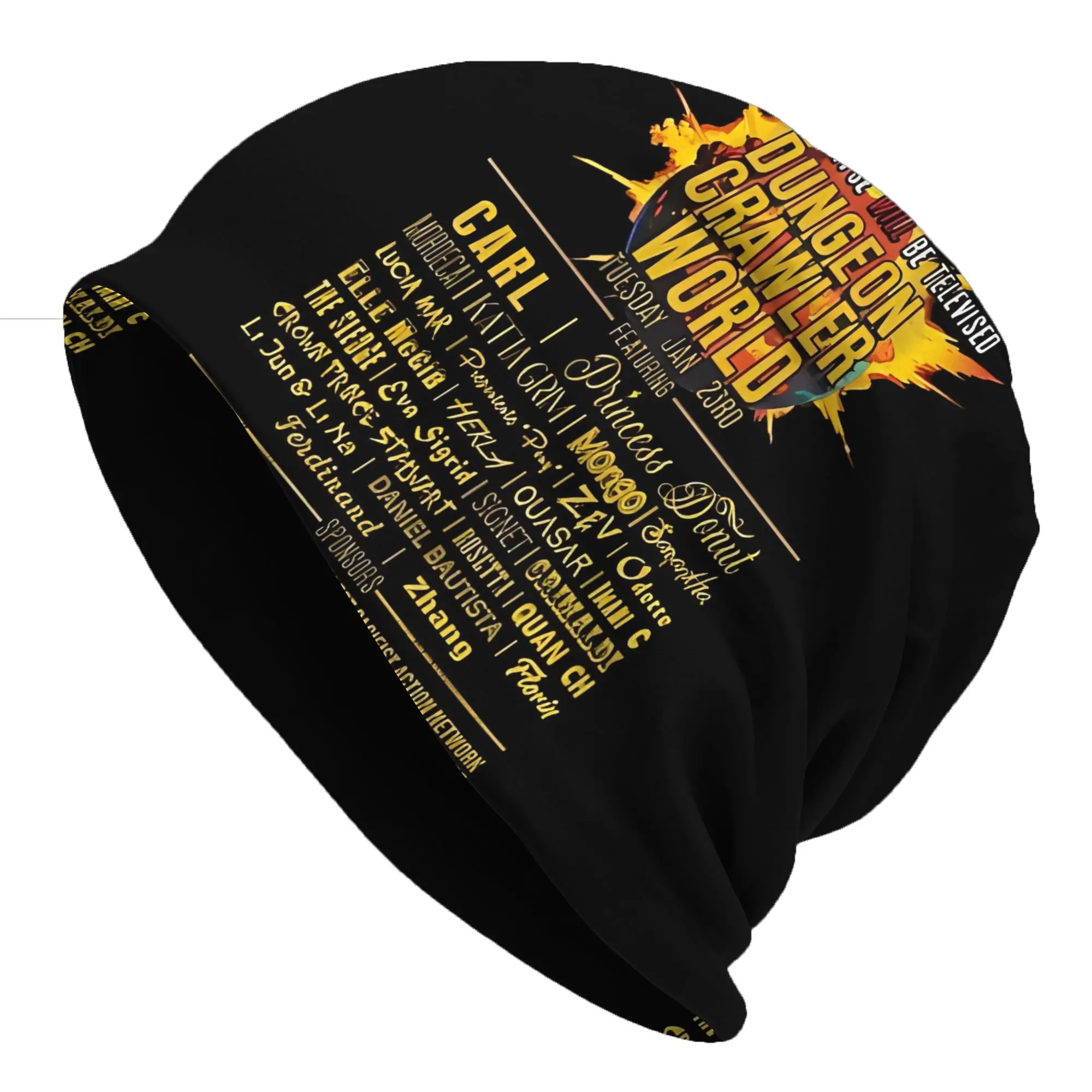 Dungeon Crawler Carl Princess Donut Hat Outdoor Caps Men Women  Skullies Beanies Ski Caps Soft Bonnet Hats