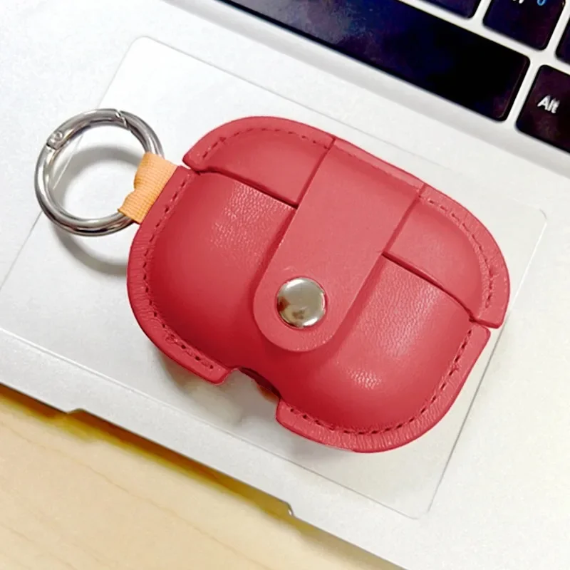 Мягкий чехол для наушников Apple Airpods Pro, роскошная сумка для хранения из искусственной кожи, чехол для наушников Airpods 4 3 pro 2n gene