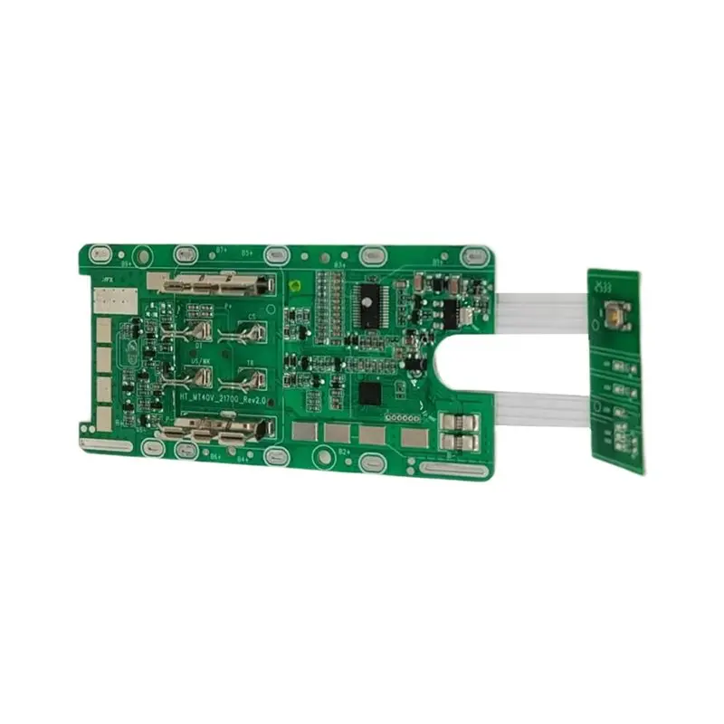 FULL-2X 10 Core 21700 Li- Battery PCB Charging Circuit Board For 40V Lithium BL4040 BL4025 BL4080, No Battery