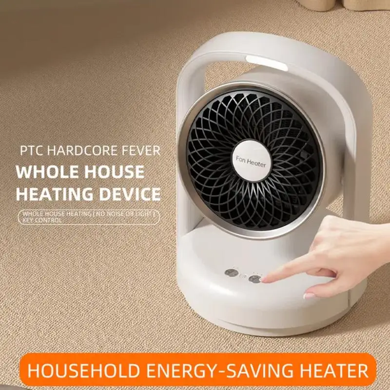 

PTC Electric Fan Heater Small Electric Heater Warm Air Blower with Small Night Light