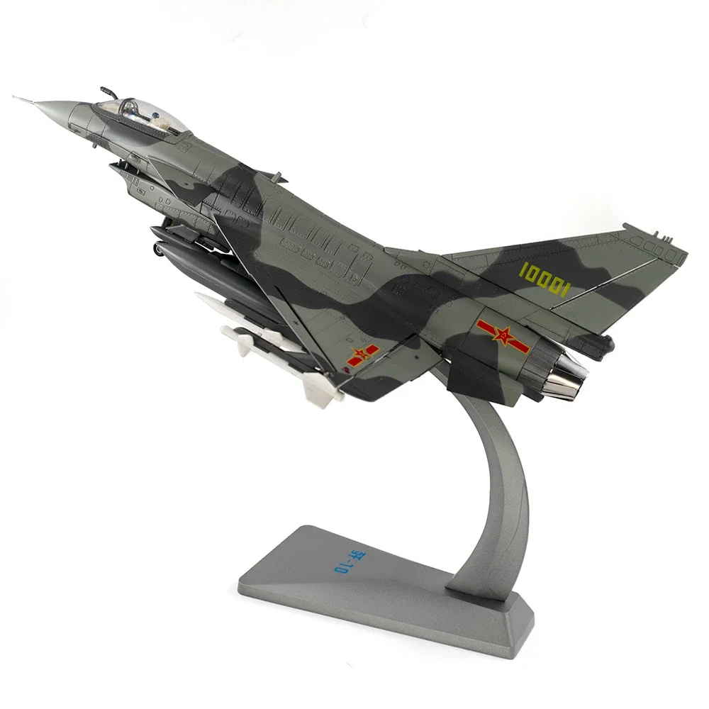 

1/48 J10 Alloy Fighter Chinese Air Force J-10 Vigorous Dragon Firebird Aircraft Model Toys Children Kids Gift for Collection