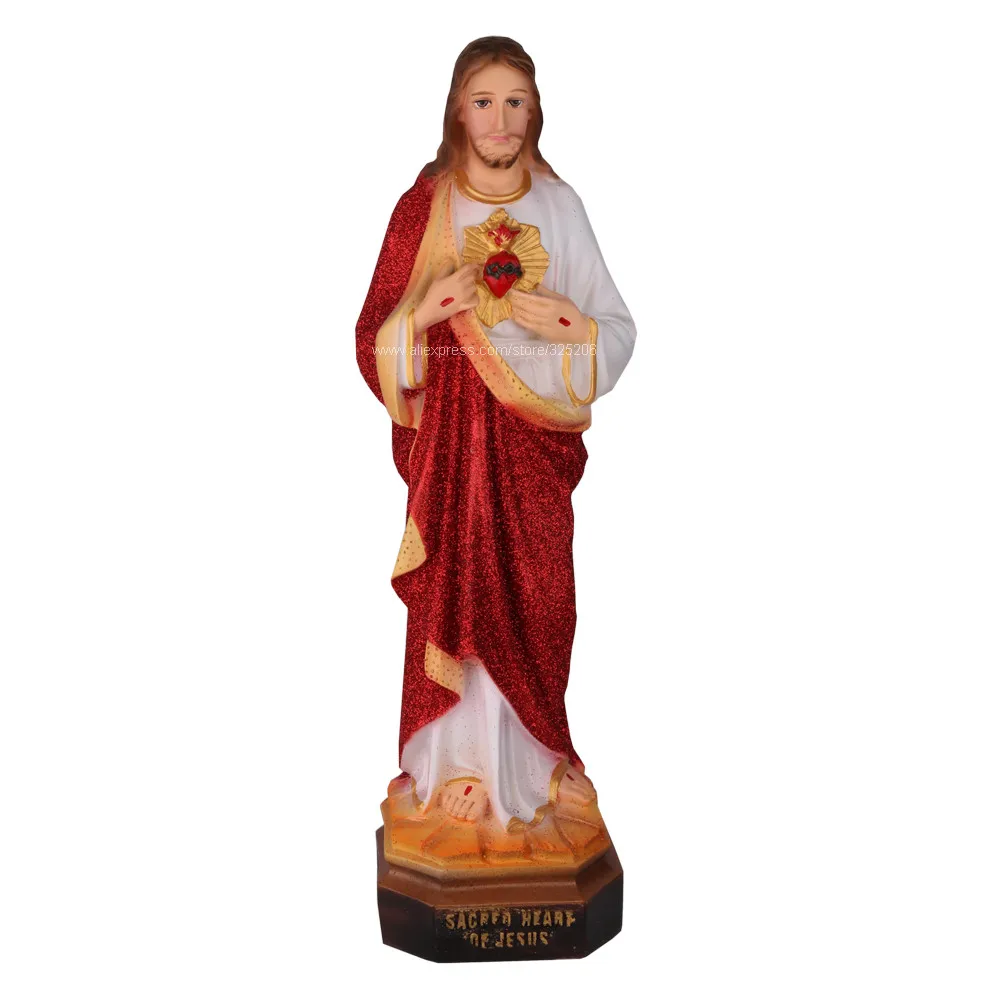 

Sacred Heart of Jesus Christ Statue Catholic Saint Statue Figurine Tabletop Sculpture 30cm 13.8inch NEW