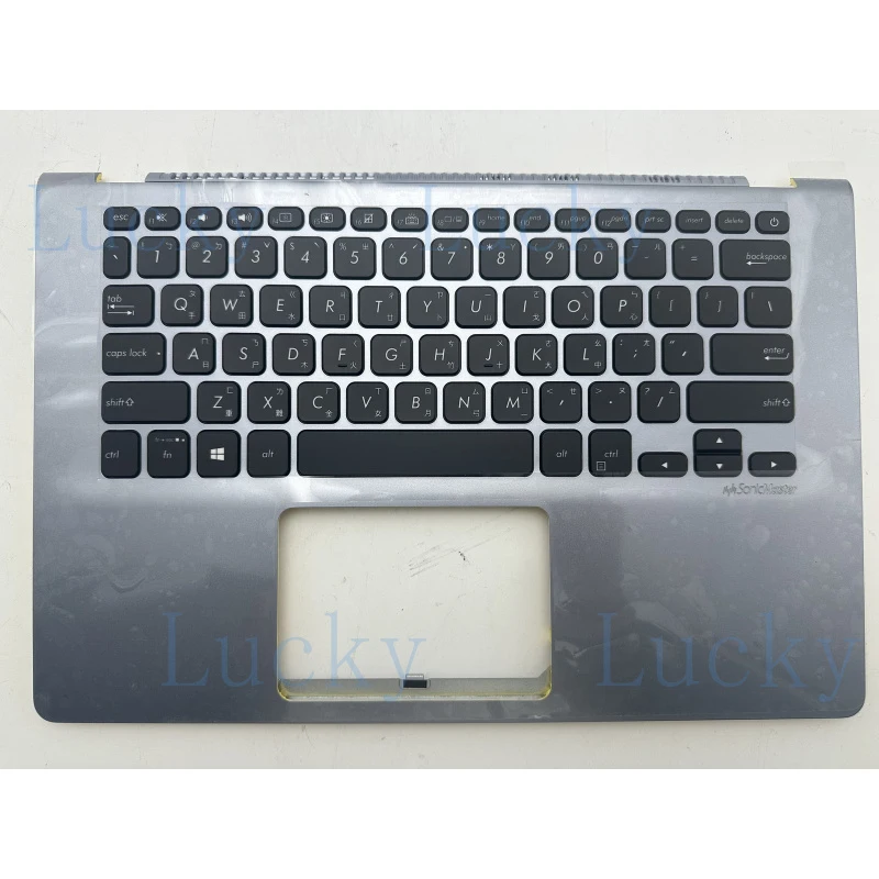 f   FOR ASUS X430 X430FA X430UA silvery Laptop C Shell Palmrest Backlit Keyboard