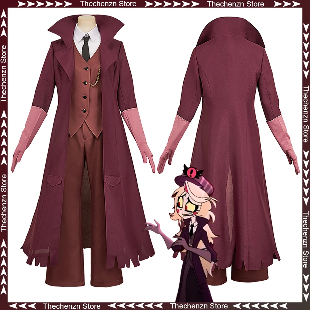 

Fancy Dress S2 Charlie Cosplay For Women Detective Clothing 2025 TV Hell Hotel Costume Halloween Woman Fantasia Party Outfits