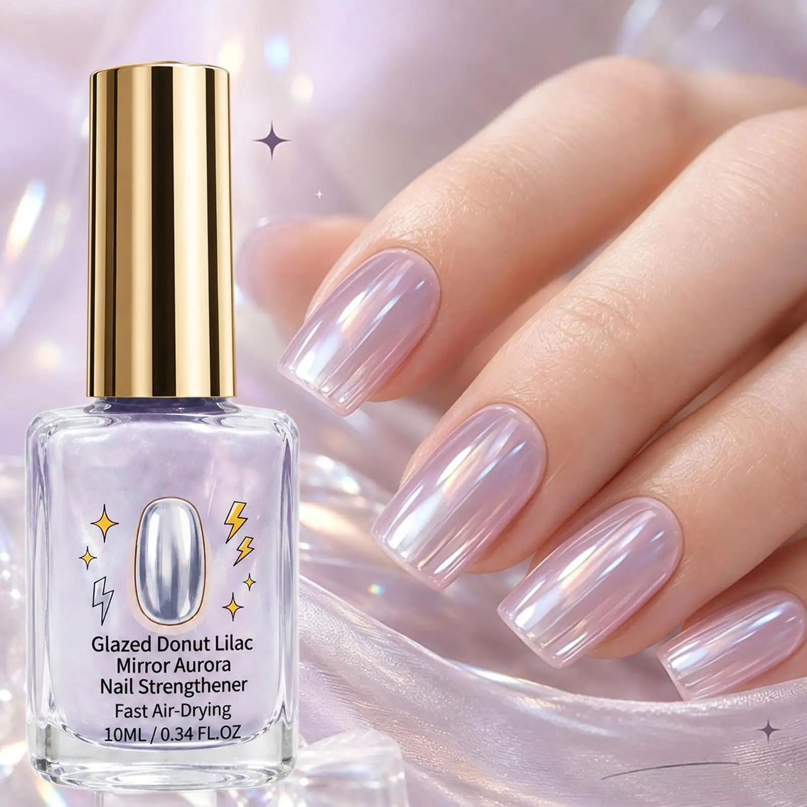 Nail Hardener 10ml Manicure Repair Conditioning Gel Glossy Nail Care Oil for Daily Salon Home Bathroom Spa Shower Overnight