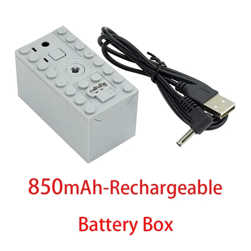 MOC Building Blocks รถยนต์มอเตอร์ 850mAh แบตเตอรี่กล่อง DIY Leduo อิฐ 8878 การวิเคราะห์อะไหล่ Power ฟังก์ชั่น