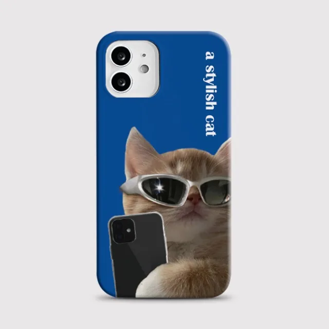 

Cool Pull Selfie Cat Phone Case for iPhone 17 16 15 14 13 12 11 Air Pro Max X XS XR XSMax 7 8 Plus Glossy Film Hard PC Cover