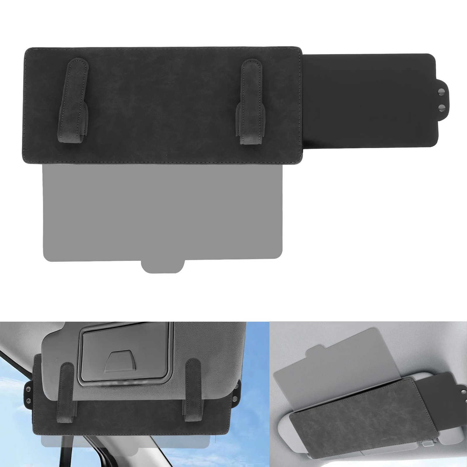 Car Visor Extender Sun Blocker Anti-Glare  Anti-UV Universal Adjustable Extension Board Shield Car Interior Accessories