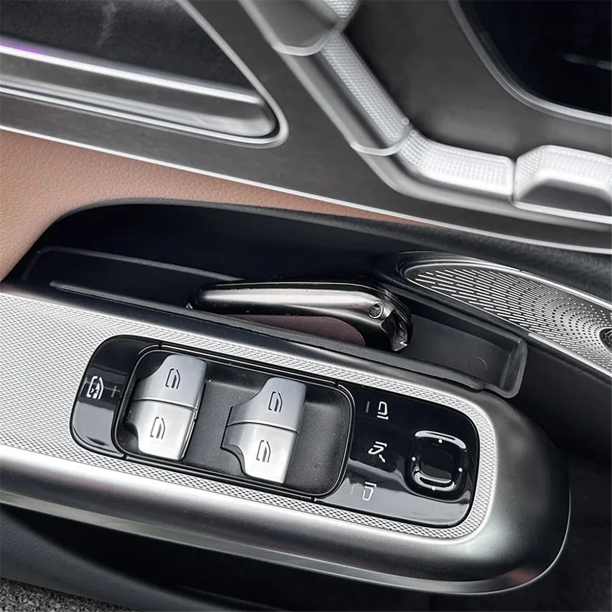 Voor Mercedes Benz E Klasse W214 2024 Autodeur Opbergdoos Organizer Lade Deurklink Pocket Insert, voordeur