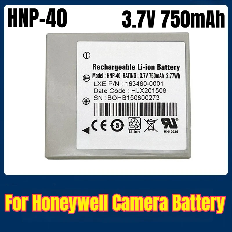 HNP-40 3.7 فولت 750 مللي أمبير لبطارية كاميرا هانيويل #1