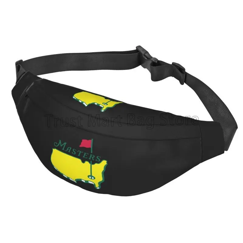 Masters Tournament Casual Fanny Pack Unisex Crossbody Waist Bag Adjustable Belt Bag for Travel Festival Hiking Cycling Running