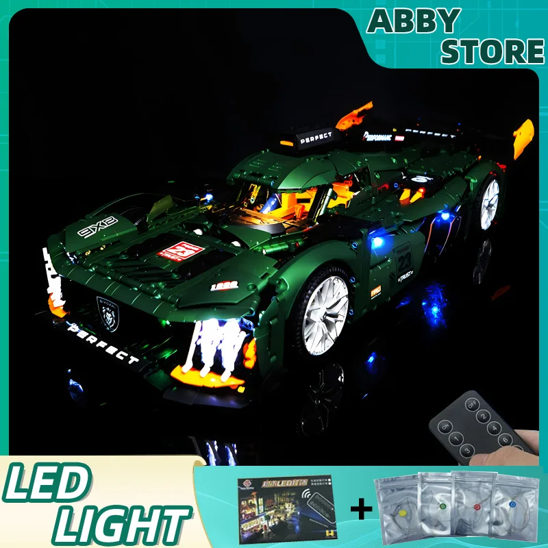 

RC DIY LED Light Kit For LEGO GULY 10616 Techincal Super Sports Car ( Only LED Light,Without Blocks Model)