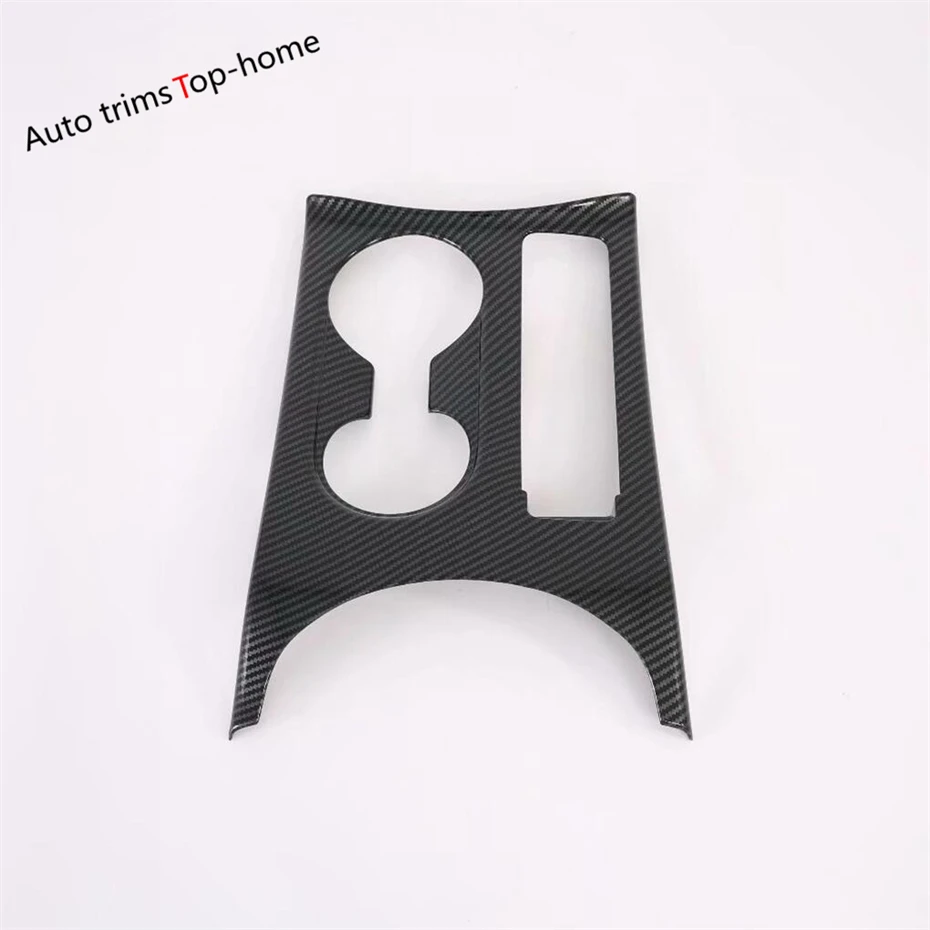 

Central Control Shift Gear Panel Frame Water Cup Holder Decoration Frame Cover Trim Car Accessories For Kia Seltos 2019 - 2022