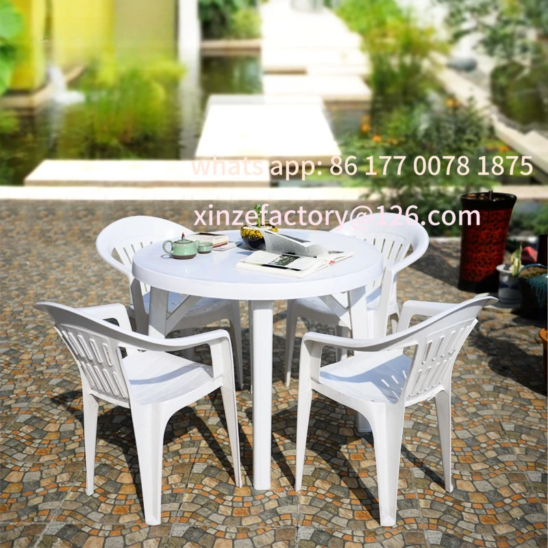 كرسي خارجي قابل للتخصيص، طاولة بلاستيكية للشاطئ، كشك طعام للترفيه #3