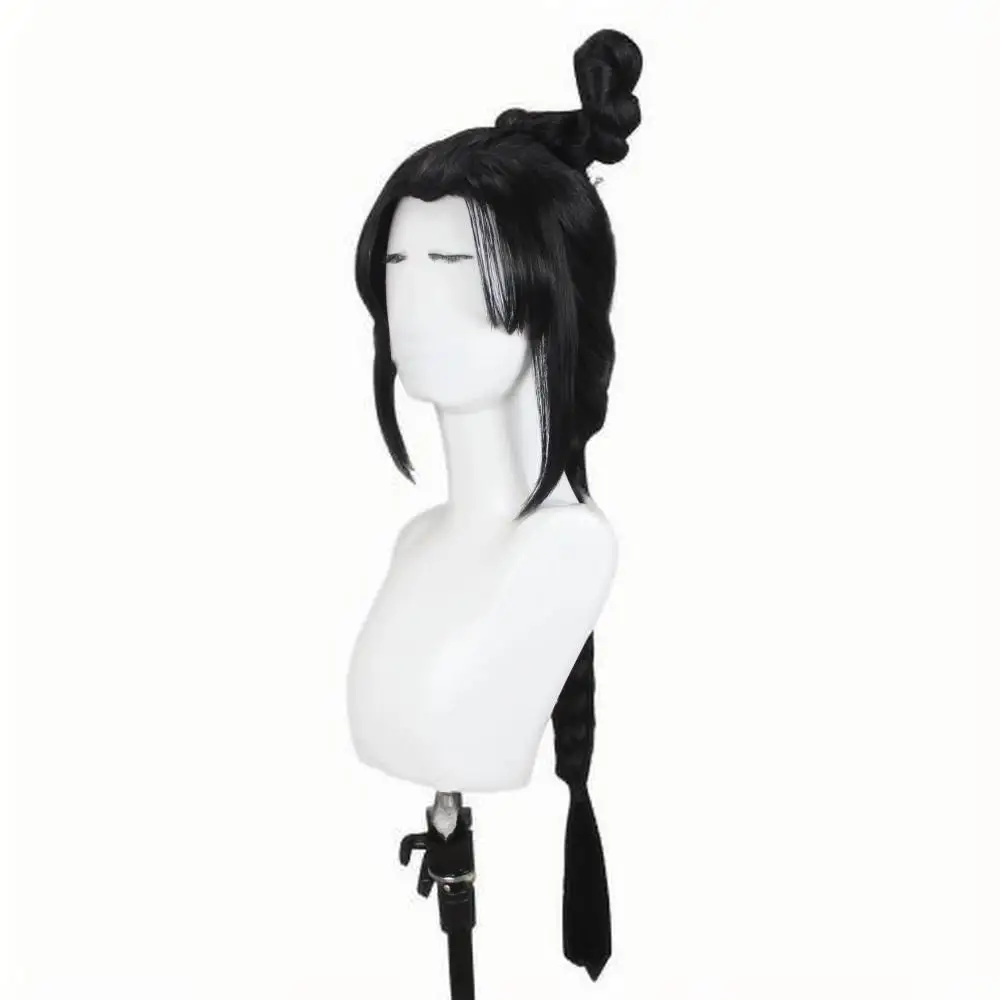 Identity V Cosplay Wig – Crane Survivor / Professor / Luca Balsa Custom Wig with Original-Style Eye Mask 3
