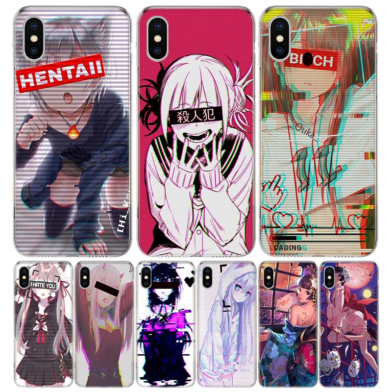 Vaporwave Space Anime For iPhone 16 15 14 13 12 11 Pro Max Phone Case X XS XR 7 Plus Print 8 SE Apple Fundas Cover Coque 11 15 1