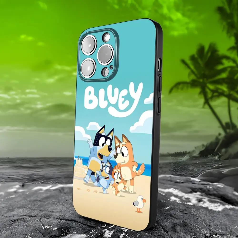 Cute B-Blueys Dogs Phone Case For IPhone 15 16 13 Pro Max 14 12 11 Xr X 8 7 6 Plus Luxury Back Cover