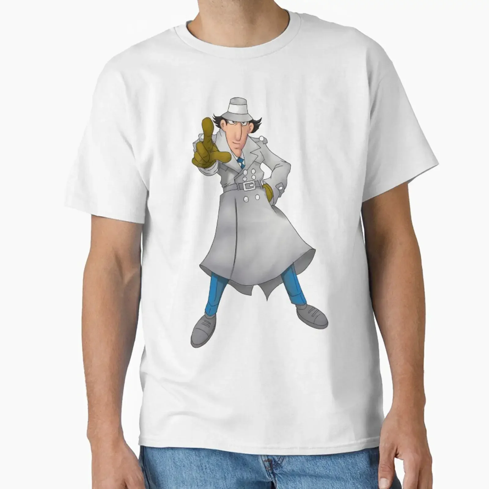 Inspector Gadget designed and sold by khaldidi vintage Washed streetwear Unisex designer clothes Versatile Comfortable Casual