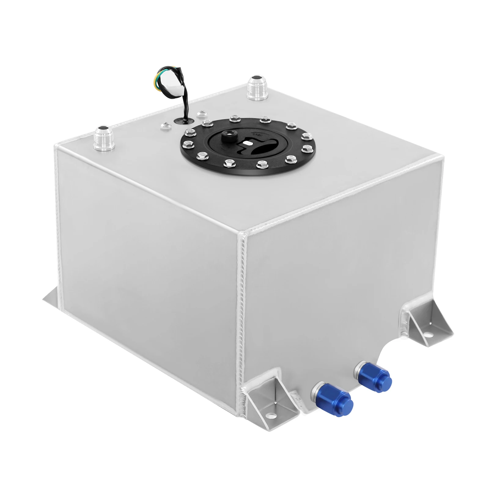 Universeller 5-Gallonen-Aluminium-Kraftstofftank, geeignet für die meisten Fahrzeuge wie Hot Rods, Straßenfahrzeuge, LKWs und Geländewagen. – Detail 7