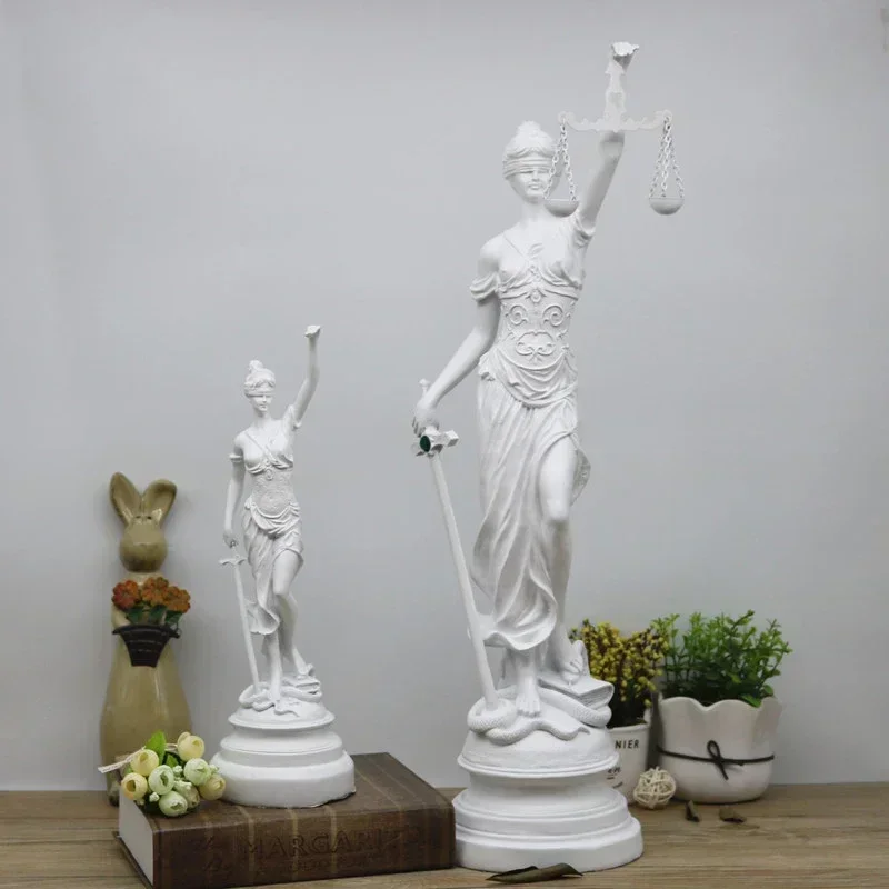 Sculpture en résine de la déesse Themis pour la décoration de la maison, la grèce des prHub présidée sur la justice, la loi de la cour, l'équilibre, la figure d'Auckland optimiste, l'artisanat