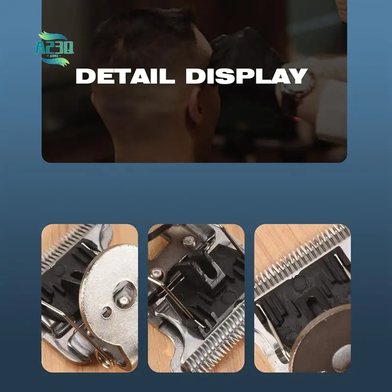 

A23Q-T-Shaped Hair Clipper Blade With Stand T9 Blade Trimmer Replacement Head Replacement Clipper Head