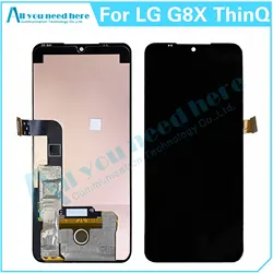 TFT No Fingerprint function For LG G8X ThinQ LM-G850 901LG LCD Display Touch Screen Digitizer Assembly Repair Parts Replacement