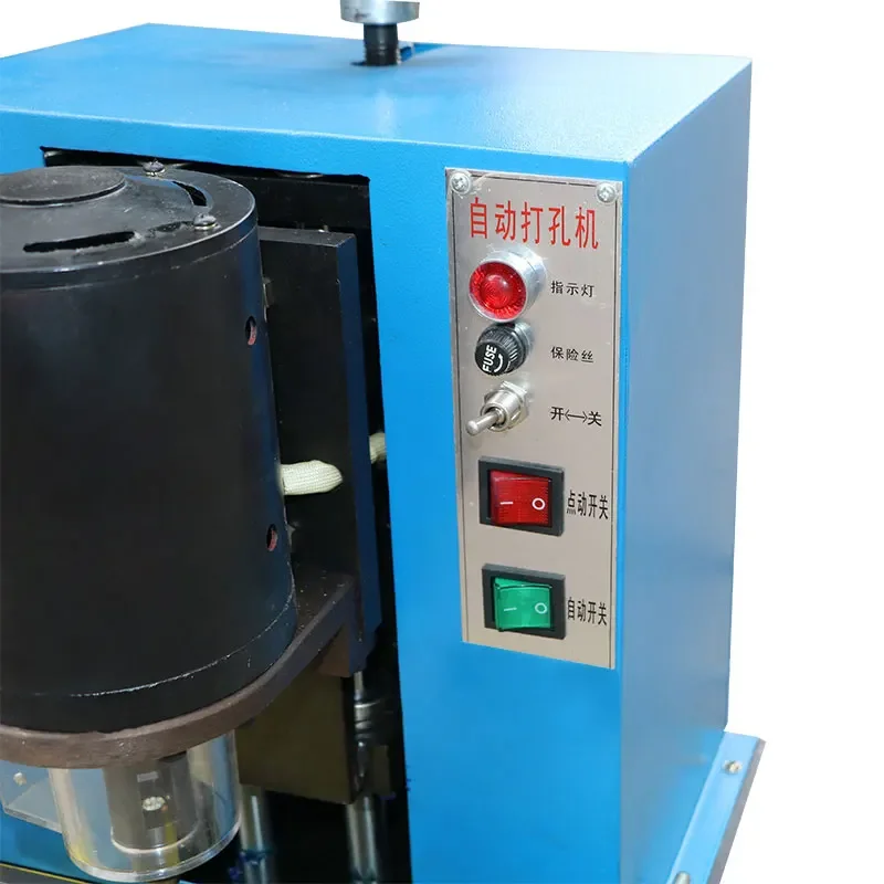 Upgrade Heavy Duty Tag Punching Machine Tote Bag Punching Machine Paper Office Single Head Round Hole Punch Binding Machine