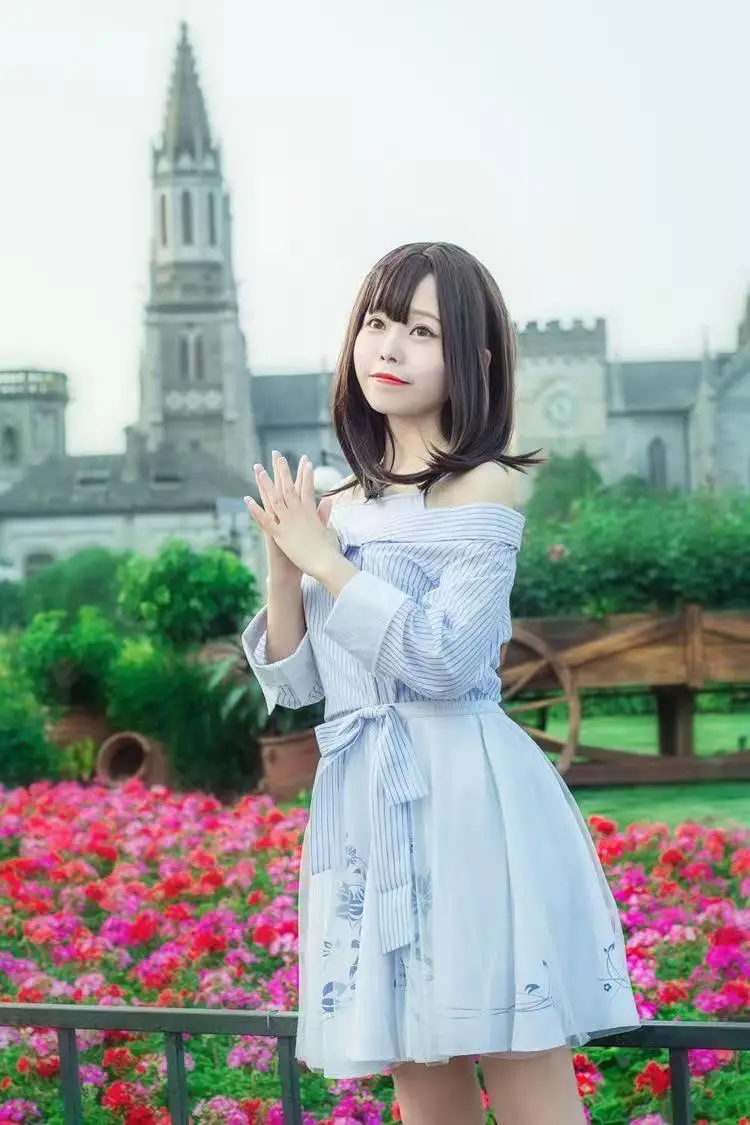 

Anime Love and Producer Daily Dress Cosplay Outfit, Ready to Ship + Gift Necklace Included