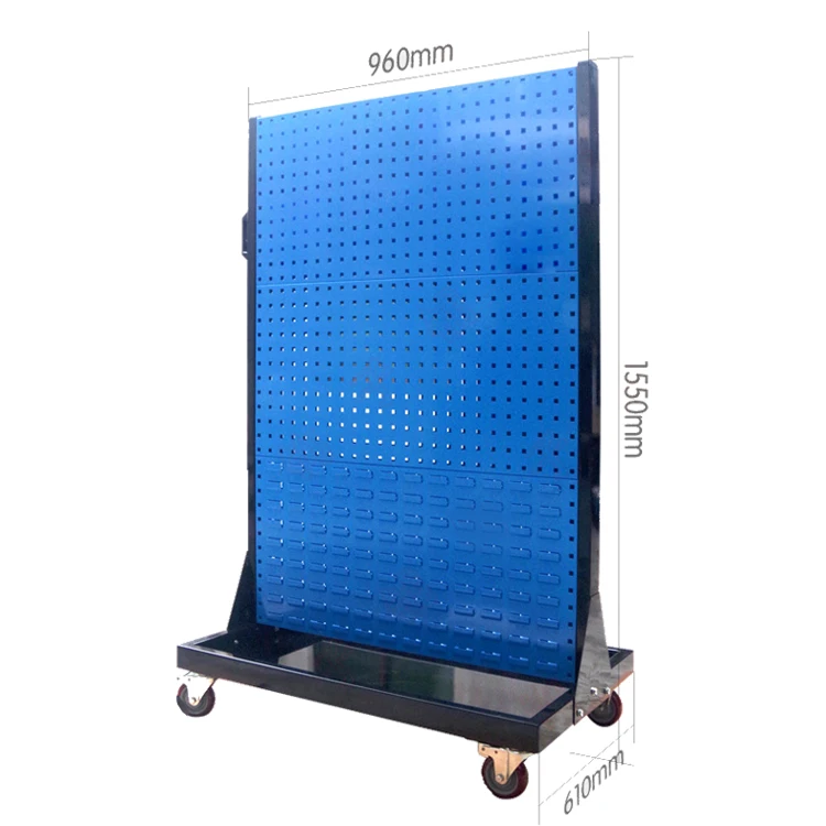 Steel Metal Pegboard For Hardware Power Tools Display Stand Rack