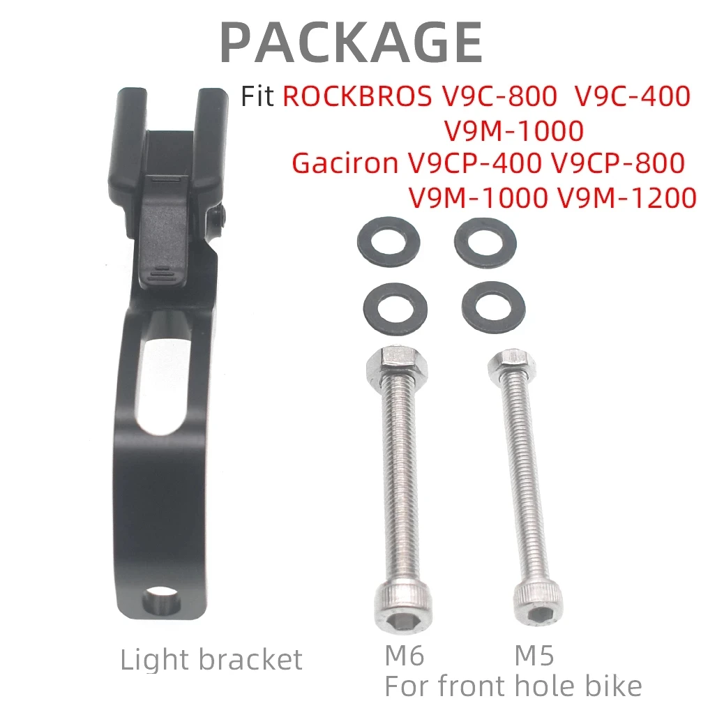 TWTOPSE Bicycle Light Rack Bracket For ROCKBROS Gaciron Lights Fit V Brake Bike For Brompton 3SIXTY PIKES Dahon FNHON Crius Bike