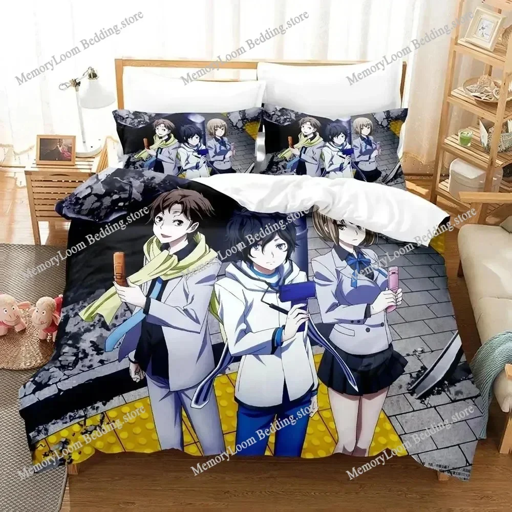 3D Printed Anime Devil Survivor Bedding Set Duvet Cover Bedroom Comforter Single Twin King _Size Quilt Cover Home Textiles