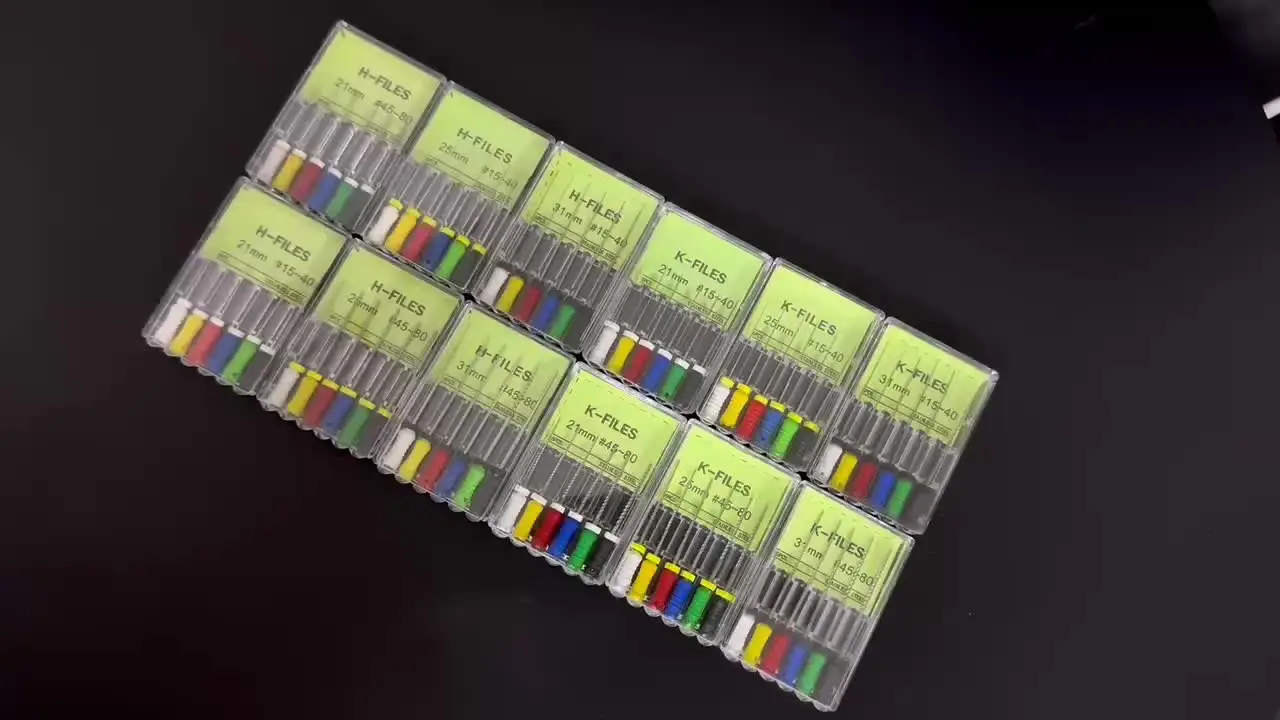 근관 엔도 K 파일 치과 도구, 스테인레스 스틸 근관 기구, 치과 치과 치과 치과, 21mm, 25mm, 31mm