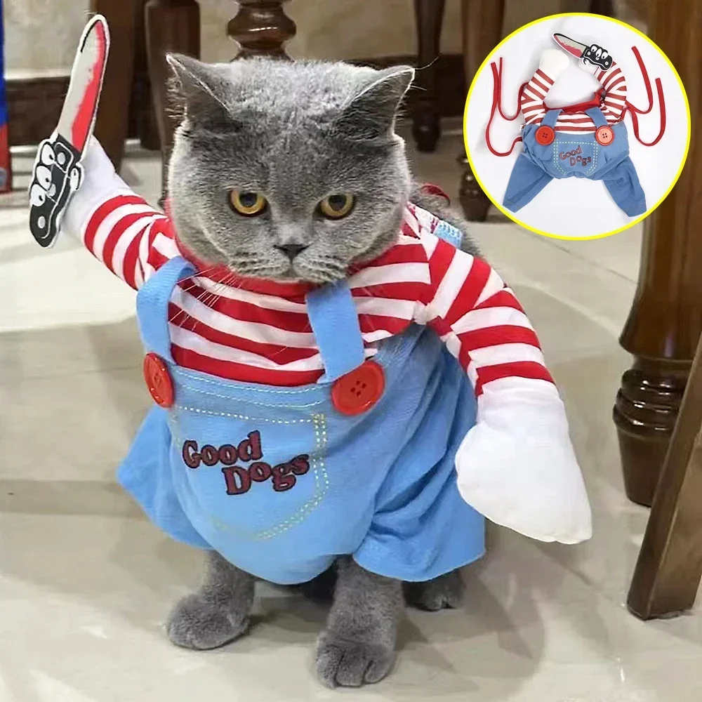 Kedi Köpek Cadılar Bayramı Cosplay Kostümleri Küçük Orta Köpek Kediler Için Komik Parti Yaratıcı Yenilik Köpek Yavrusu Giysileri Yorkies Pet Ceket