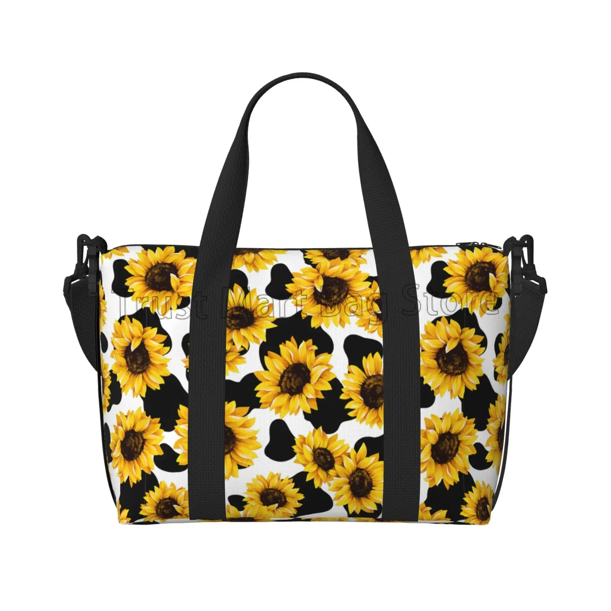 

Sunflower Travel Duffle Bag Large Weekender Overnight Bags for Women Men Waterproof Durable Carry on Shoulder Tote Bag for Beach