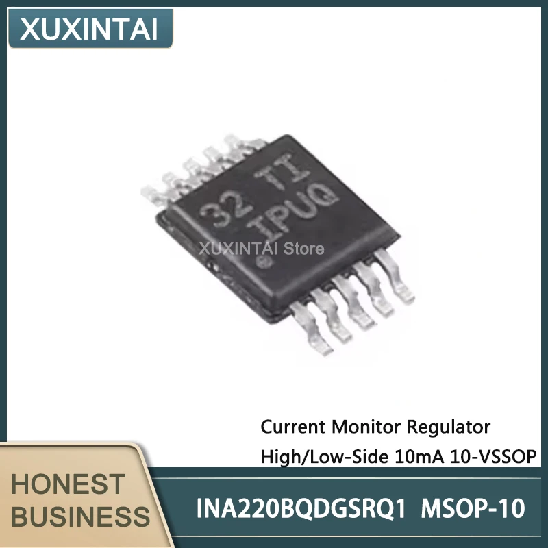 5Pcs/Lot New Original  INA220BQDGSRQ1 INA220 Current Monitor Regulator High/Low-Side 10mA 10-VSSOP