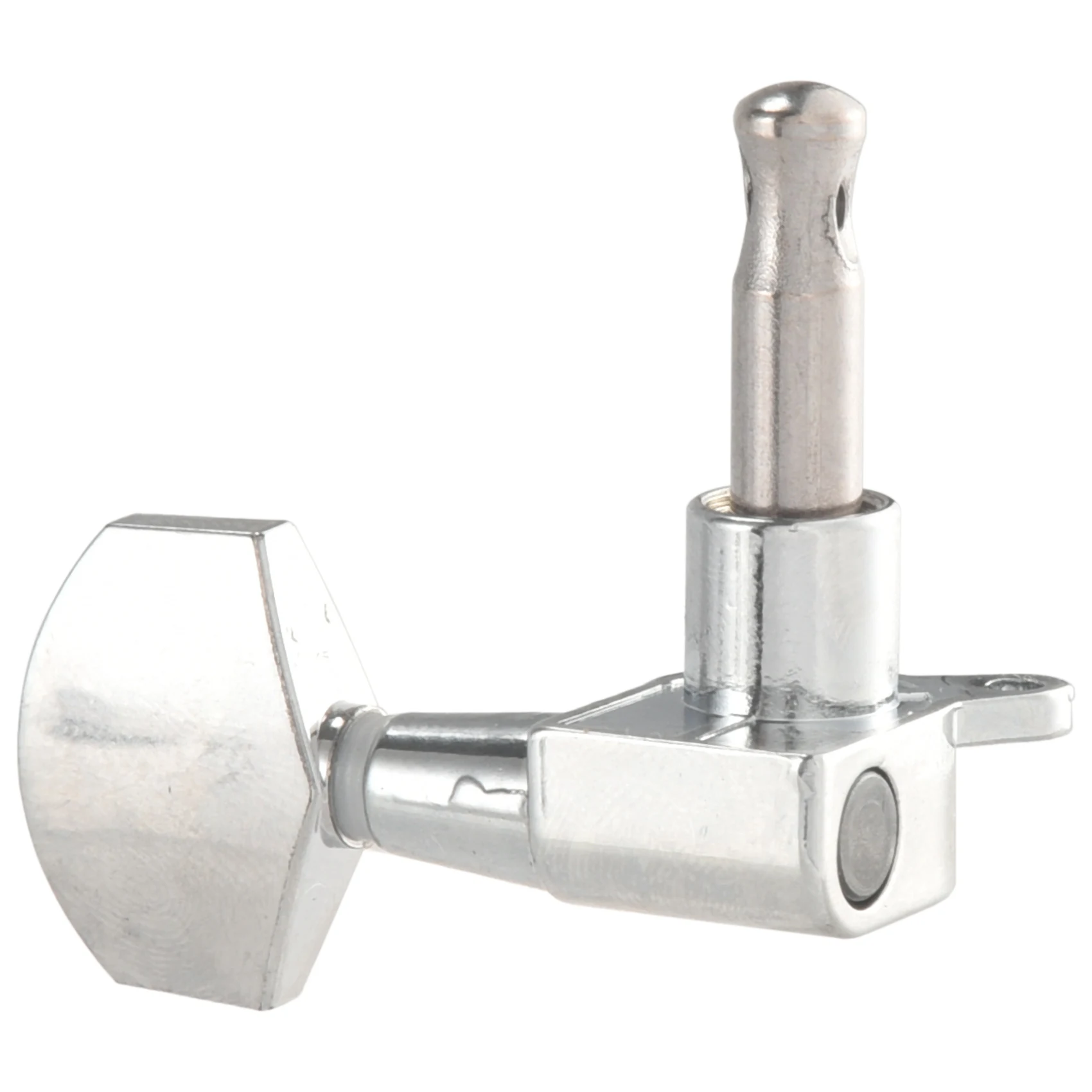 Twisting6 ชิ้น Silver กีตาร์อะคูสติกหัวเครื่องลูกบิดกีตาร์ String Tuning PEG จูนเนอร์ (3 สําหรับซ้าย + 3 สําหรับขวา)