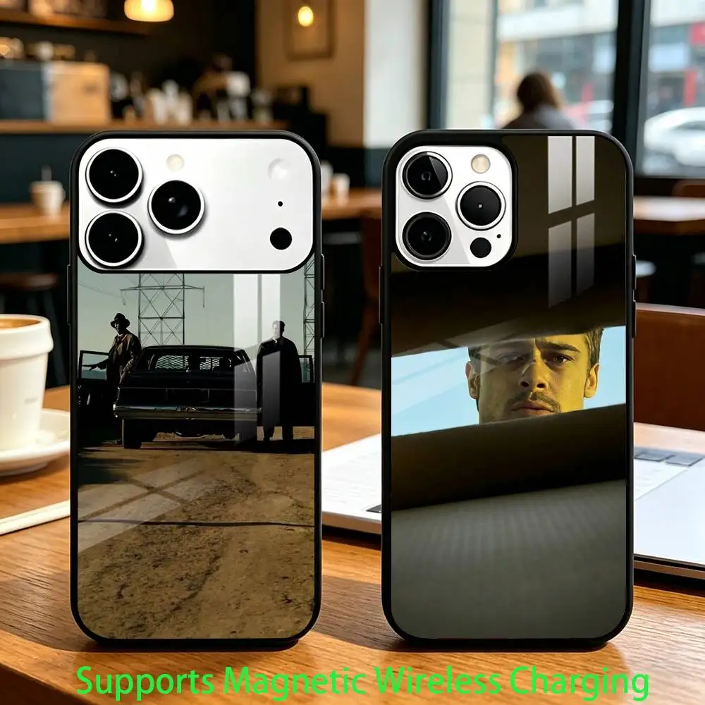 

Movie Se7en Phone Case For iPhone17,16,15,14,13,12,11 Plus,Pro Compatible with magnetic wireless charging